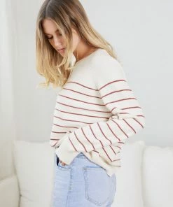 HQ Fashion Fira Knit - Rust Stripe CLOTHING 11 HQ Fashion Fira Knit - Rust Stripe CLOTHING