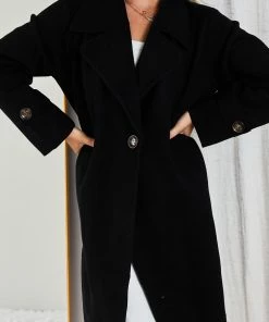 Sunny Girl Fireplace Coat - Black