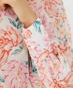 Qtrend Fashion PTY LTD CLOTHING Floresa Top - White Floral 15 Qtrend Fashion PTY LTD CLOTHING Floresa Top - White Floral