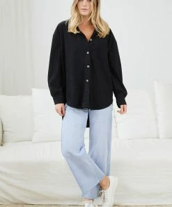 Miracle Fashion Florie Shirt - Black 13 Miracle Fashion Florie Shirt - Black