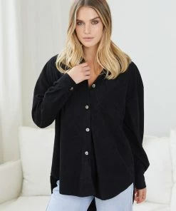 Miracle Fashion Florie Shirt - Black 12 Miracle Fashion Florie Shirt - Black