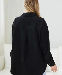 Miracle Fashion Florie Shirt - Black 10 Miracle Fashion Florie Shirt - Black