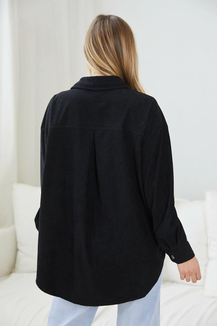 Miracle Fashion Florie Shirt - Black 4 Miracle Fashion Florie Shirt - Black