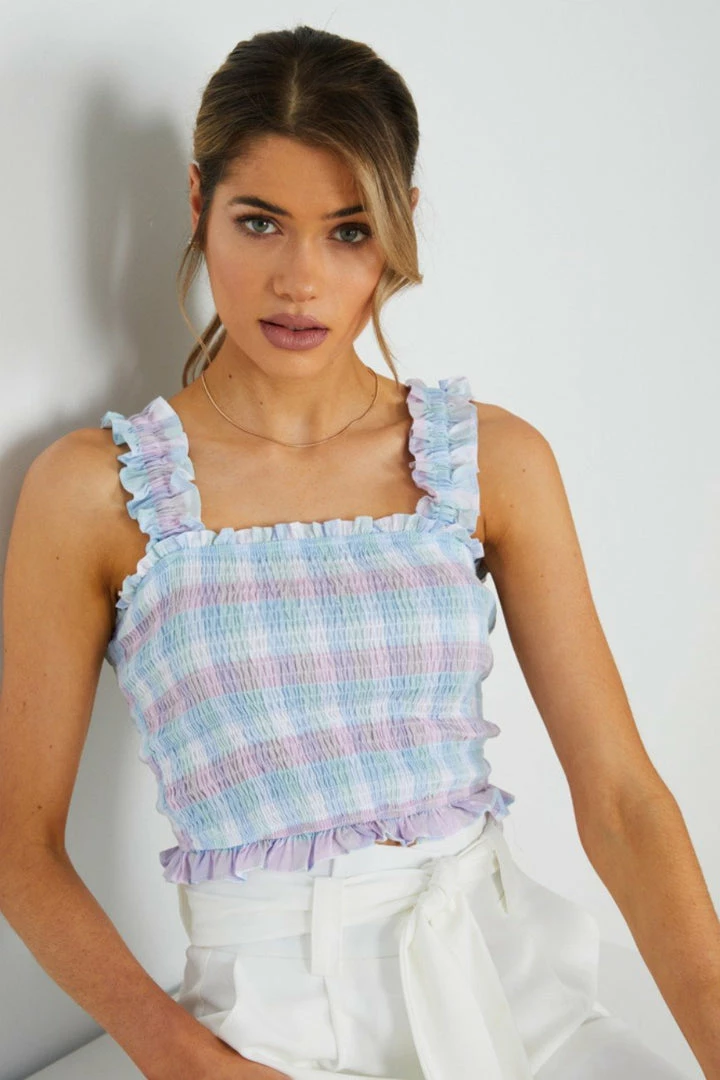 Style State Fracas Top - Blue Multi CLOTHING 6 Style State Fracas Top - Blue Multi CLOTHING