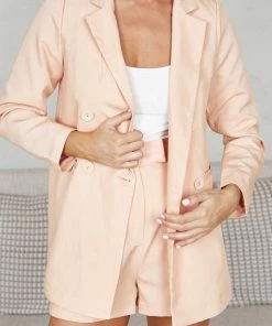 Style Box CLOTHING Freja Blazer - Peach