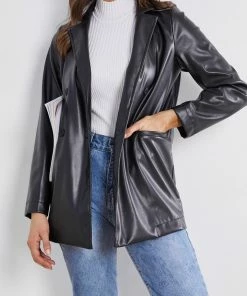 Style Box CLOTHING Furbeena Jacket - Black