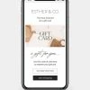 ESTHER & CO. E-GIFT CARD At Home Edit