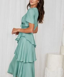 Spicy Sugar DRESSES Gabbie Dress - Sage