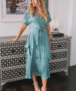Spicy Sugar Gabbie Dress - Teal