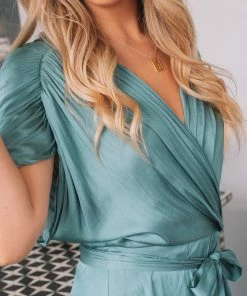 Spicy Sugar Gabbie Dress - Teal