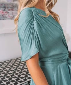 Spicy Sugar Gabbie Dress - Teal