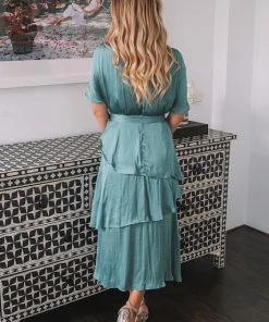 Spicy Sugar Gabbie Dress - Teal