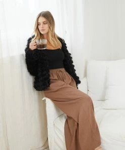 Miracle Fashion Gazella Pants - Brown CLOTHING