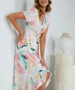 Style Box DRESSES Genakar Dress - White Print