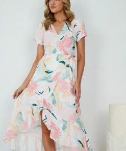 Style Box DRESSES Genakar Dress - White Print