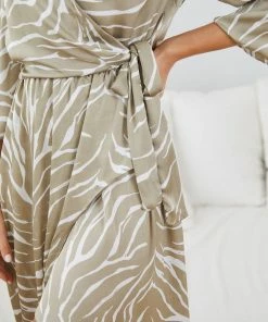 Spicy Sugar Giadey Dress - Dark Sage Print DRESSES 15 Spicy Sugar Giadey Dress - Dark Sage Print DRESSES