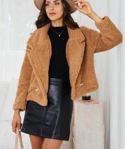 Sassy Hills Fashion Gillian Jacket - Dark Tan