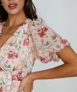 YH & Co (Chloe Yip) DRESSES Glamma Dress - Pink Floral