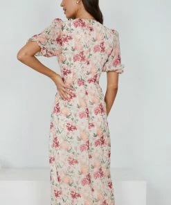 YH & Co (Chloe Yip) DRESSES Glamma Dress - Pink Floral