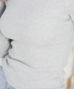 Miracle Fashion CLOTHING Glaycene Knit Top - Grey