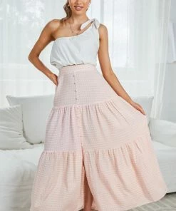 Pink Diamond Glenosa Top - White