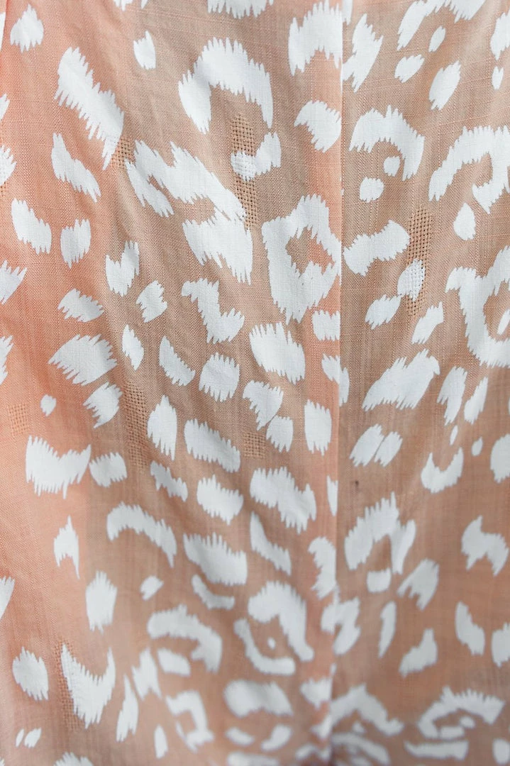 Desire CLOTHING Gossamer Playsuit - Peach Print 7 Desire CLOTHING Gossamer Playsuit - Peach Print