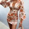 Seven Wonders (PremGroup) Grand Orange Mini Dress - Orange Floral DRESSES