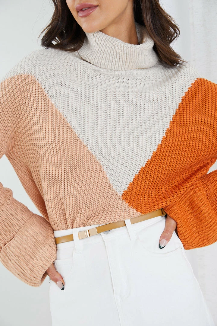 YH & Co (Chloe Yip) Grania Knit - Beige Multi 7 YH & Co (Chloe Yip) Grania Knit - Beige Multi