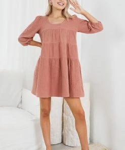 Desire Grasya Dress - Rust DRESSES