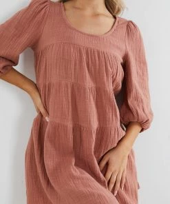 Desire Grasya Dress - Rust DRESSES