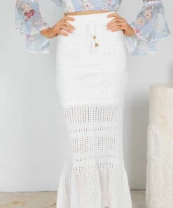 Indikah Graza Skirt - White