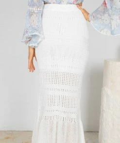 Indikah Graza Skirt - White