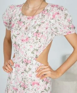 Evermore Fashion Gretel Dress - Pink Floral 12 Evermore Fashion Gretel Dress - Pink Floral