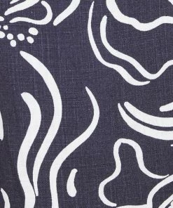 White Closet Hachie Top - Ink Print