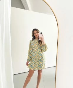 Reverse Hanna Dress - Yellow Floral
