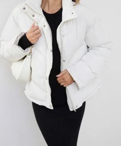 Style Box Harlisse Puffer Jacket - Cream