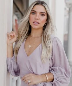 White Closet Heather Dress - Blush