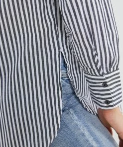 Miracle Fashion CLOTHING Hectorene Shirt - Black Stripe