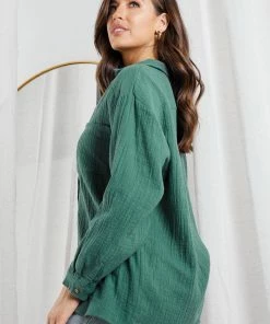 Style Box Helenus Shirt - Green CLOTHING