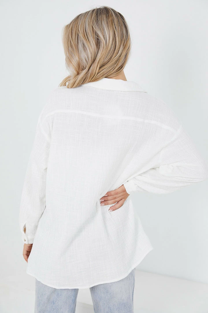 Style Box Helenus Shirt - White CLOTHING 4 Style Box Helenus Shirt - White CLOTHING