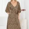 Desire Henrieta Dress - Leopard Print