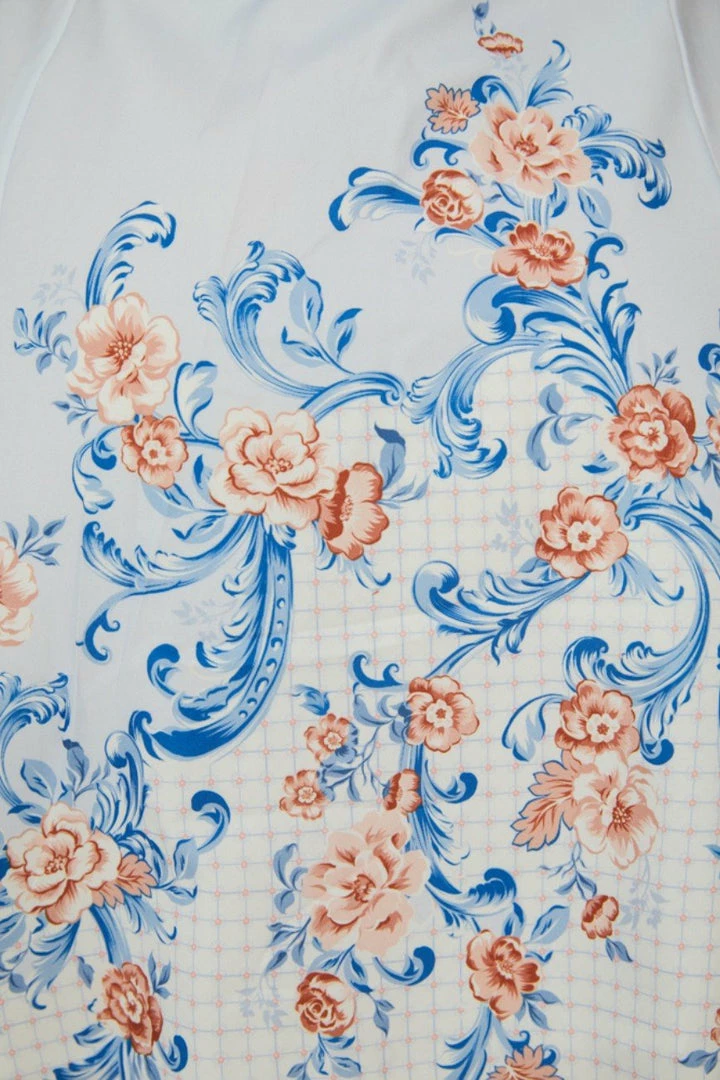 WeLove Fashion DRESSES Hensley Dress - Blue Print 9 WeLove Fashion DRESSES Hensley Dress - Blue Print