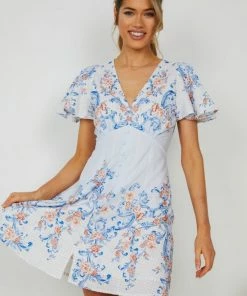 WeLove Fashion DRESSES Hensley Dress - Blue Print 13 WeLove Fashion DRESSES Hensley Dress - Blue Print