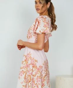 WeLove Fashion Hensley Dress - Pink Print DRESSES