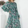 Style Box Holta Dress - Green Floral