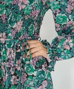 Style Box Holta Dress - Green Floral