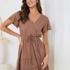 Miracle Fashion Huxley Dress - Brown DRESSES