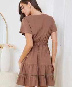 Miracle Fashion Huxley Dress - Brown DRESSES