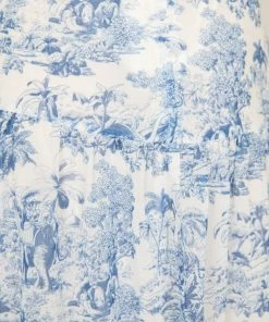 YH & Co (Chloe Yip) Hydie Skirt - Blue Floral CLOTHING 11 YH & Co (Chloe Yip) Hydie Skirt - Blue Floral CLOTHING