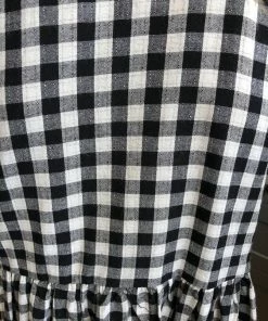 Ebby And I Vacation Dresses Breonna Dress - Black Gingham